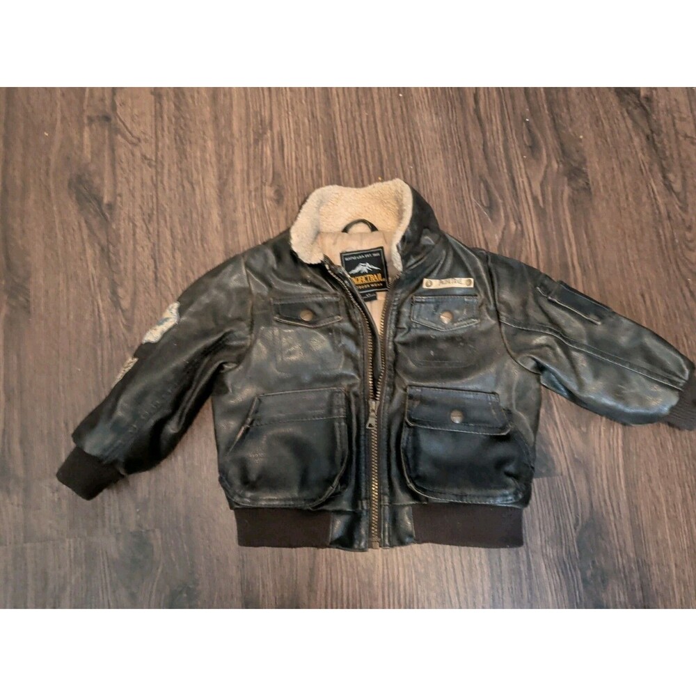 Pacific Trail Faux Leather Coat Toddler Size 2t